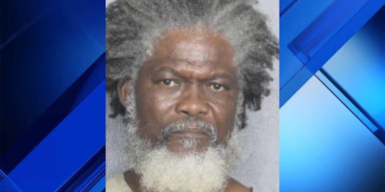 A Dania Beach man has been jailed after a ‘decomposing’ pit bull was discovered tethered to a lawn mower, according to authorities
