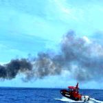 Boat catches fire in waters near Miami Beach